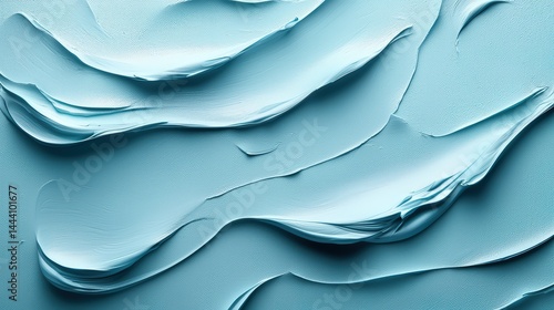 Minimalist smooth canvas in pale turquoise with soft fluidity background jpeg
