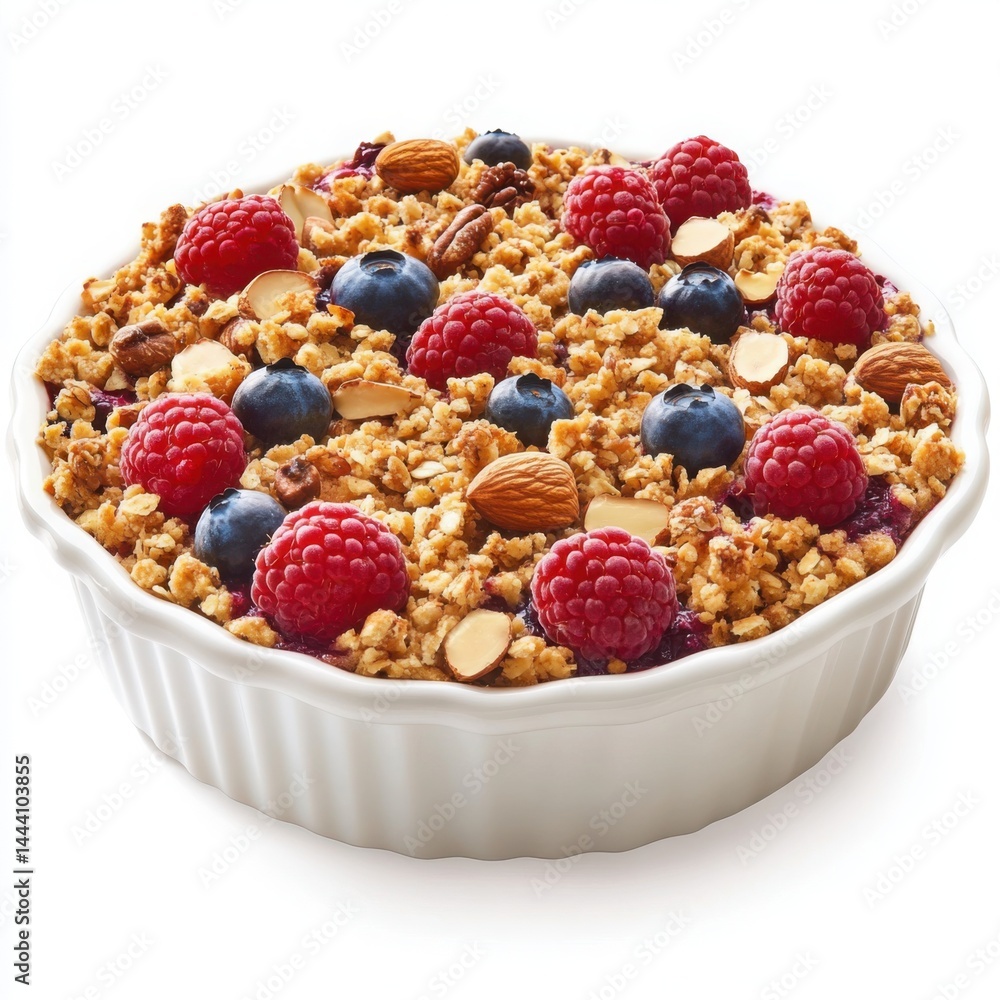 mixed nut and berry crumble, mixed nut and berry crumble,