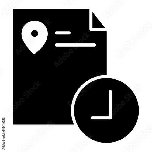 itinerary icon