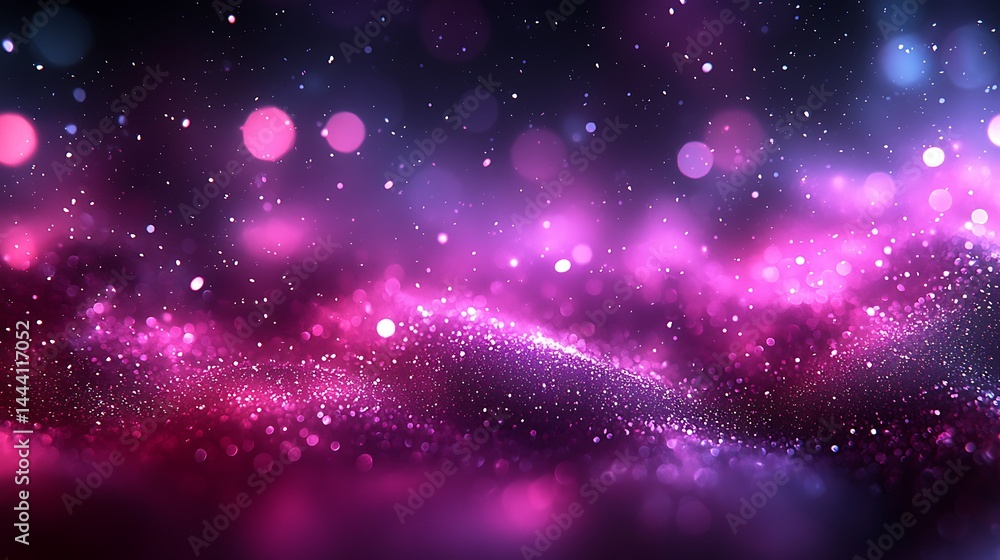Pink and purple glowing particles Pink and purple glowing particles