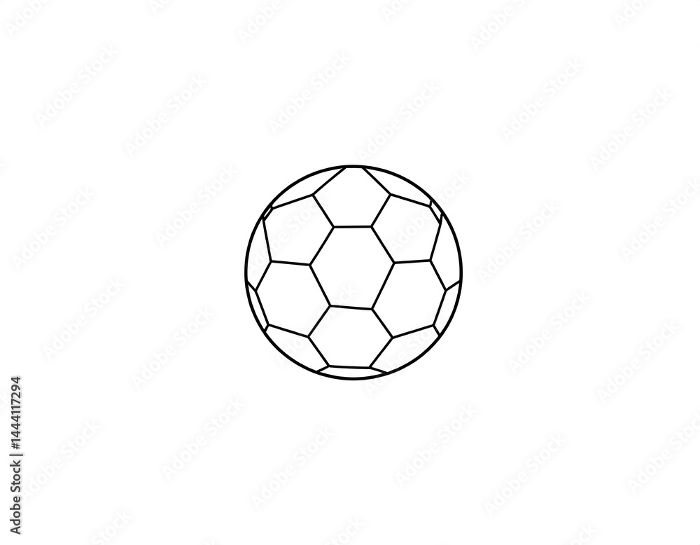 Fototapeta premium soccer ball isolated