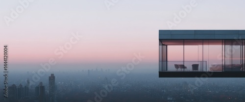 Cityscape at Dawn: A Modern Architectural Vista