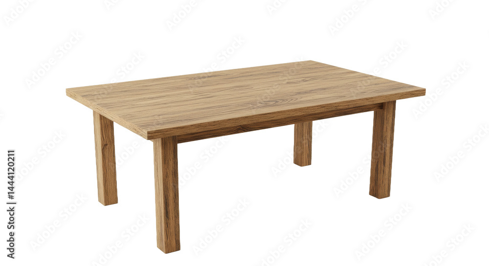 Fototapeta premium Wood table against black background studio shot