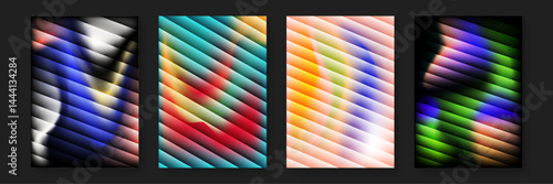 Series of colorful abstract backgrounds suitable for digital design projects, presentations, websites, social media graphics, and artistic creations.