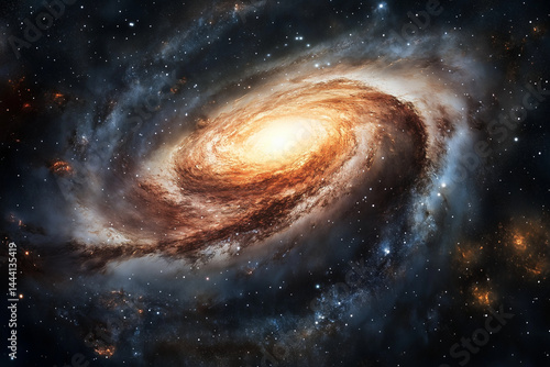Spiral Galaxy in the Universe