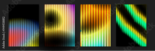 Four colorful vertical stripes, suitable for backgrounds, graphic design projects, or creative presentations needing a vibrant touch of color.