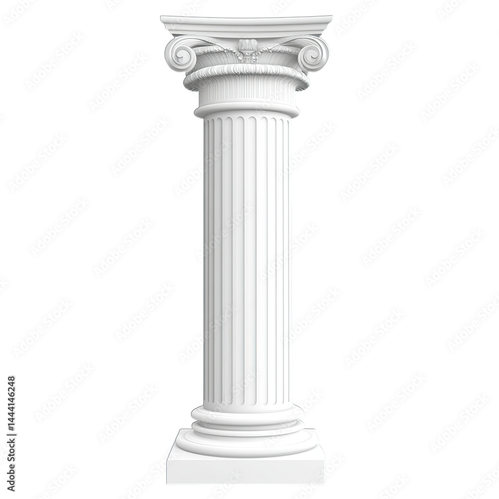 classic column isolated classic column isolated