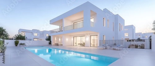 Luxury Modern Villa with Pool: Mediterranean Dream Home