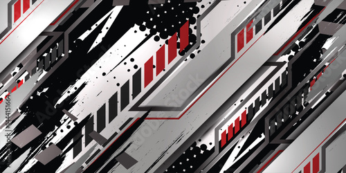 Black and dark gray abstract racing background