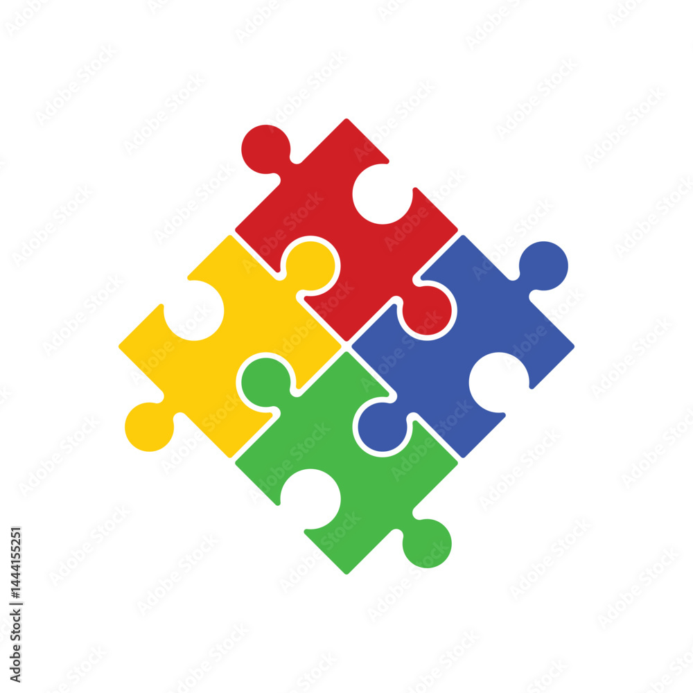 best puzzle icon in trendy flat design best puzzle icon in trendy flat design