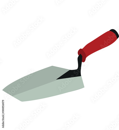 cement shovel. Trowel Tool Illustration Vector