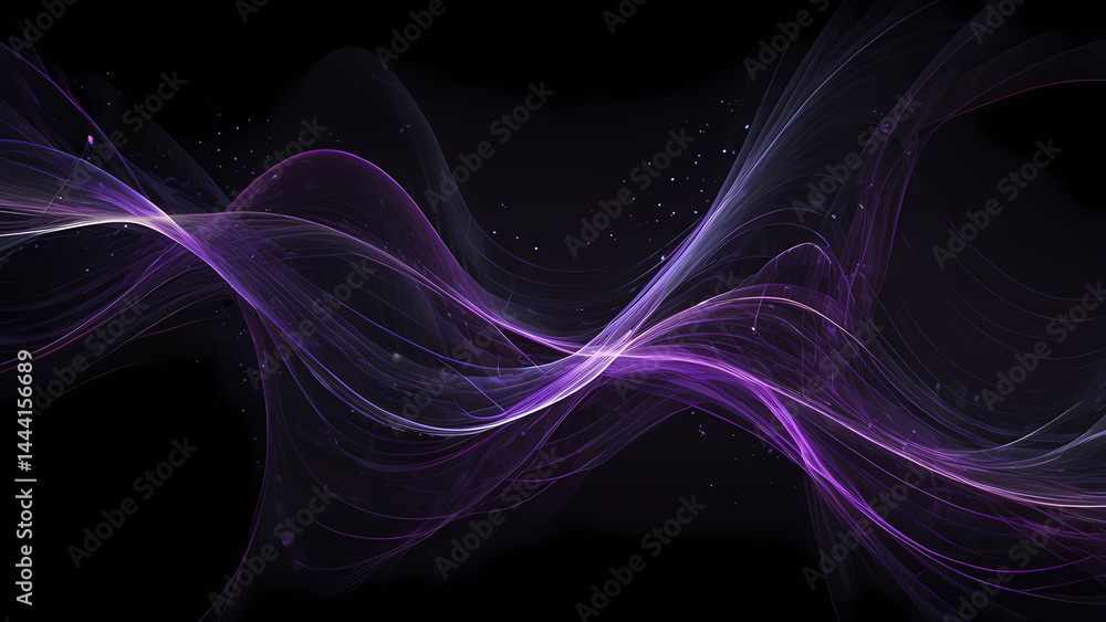 Glowing Purple Lines on a Black Background – Abstract Art
Glowing Purple Lines on a Black Background – Abstract Art