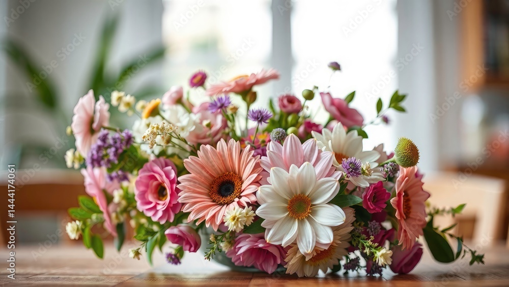 Delicate Floral Soft Focus with Bokeh Background