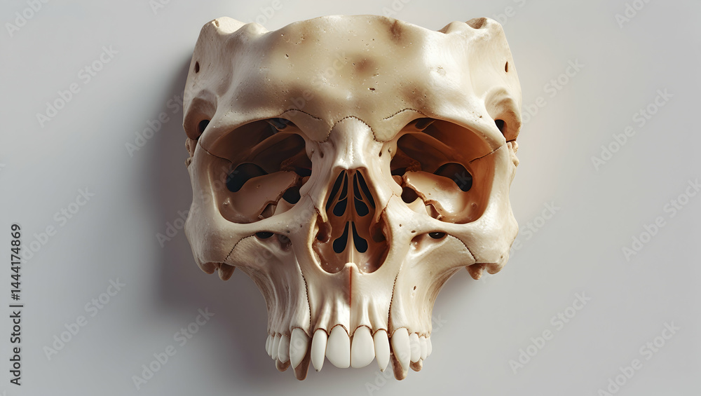 Naklejka premium Frontal Bone Realism