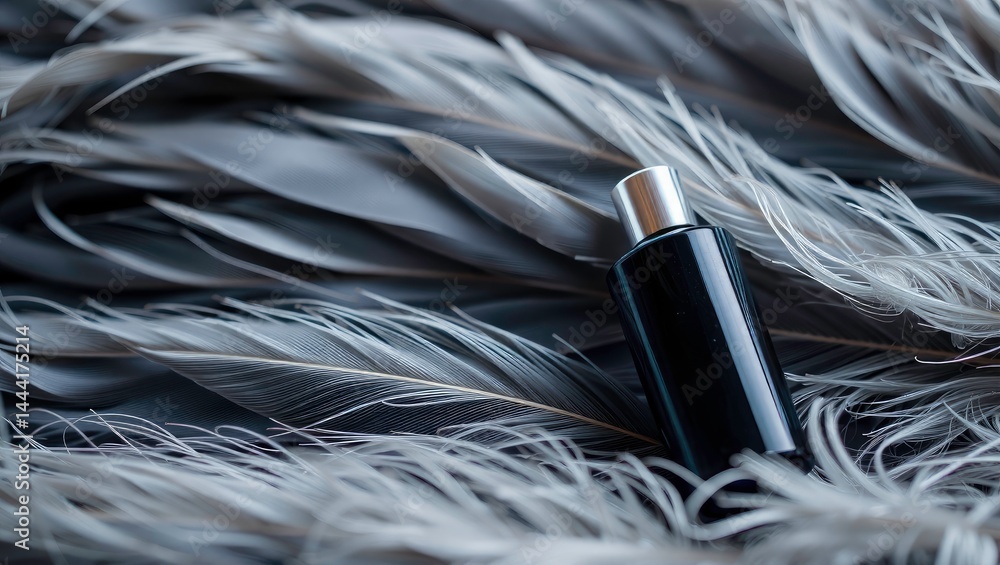 Elegant Feather Background for Product Display