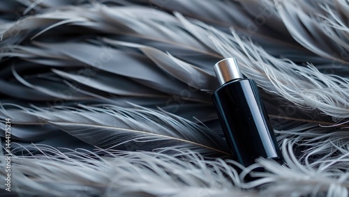 Obraz na płótnie Elegant Feather Background for Product Display w salonie