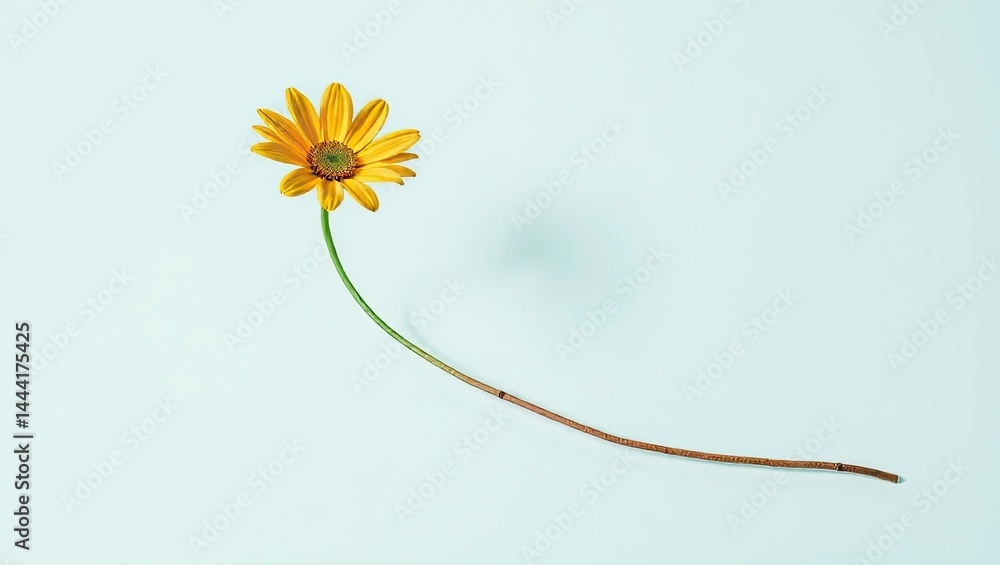 Elegant Flower Arrangement with Copy Space for Branding Design
