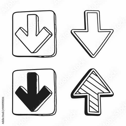 download and upload buttons