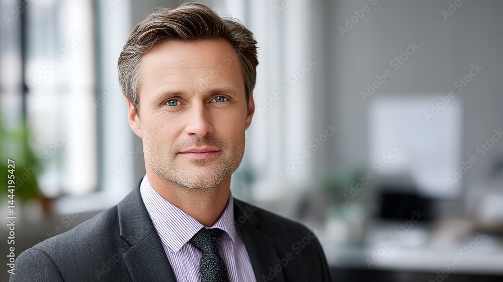 Confident businesswoman smiling at work, embodying professionalism and success in a modern office setting.
Confident businesswoman smiling at work, embodying professionalism and success in a modern office setting.