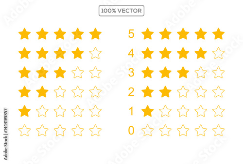 rating star icon. review icon, vector illustration on transparant background