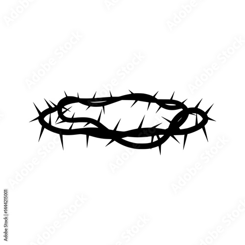 Crown of Thorns Vector Illustration