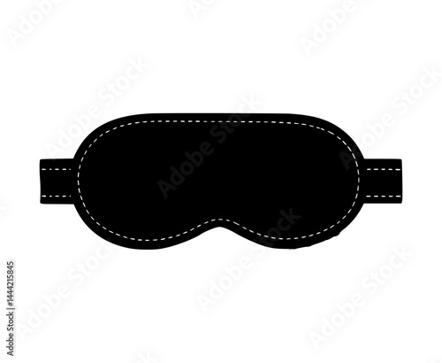 Black Eye Mask Design Vector Illustration