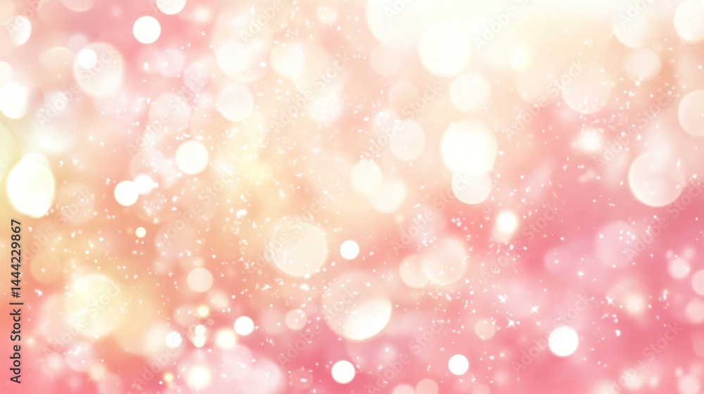 Delicate, pastel bokeh effect showcasing soft light. Delicate, pastel bokeh effect showcasing soft light.