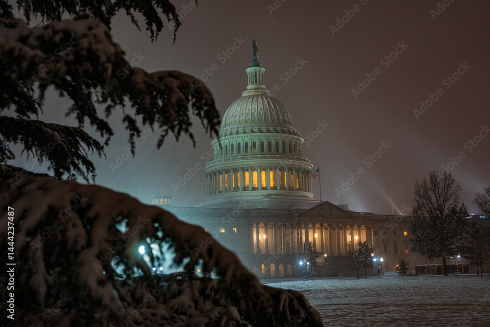 Washington city Capitol. Congress. American Capitol Building. United States Capital. Washington, US landmark. Supreme Court. Washington D. C. monument. Washington city.