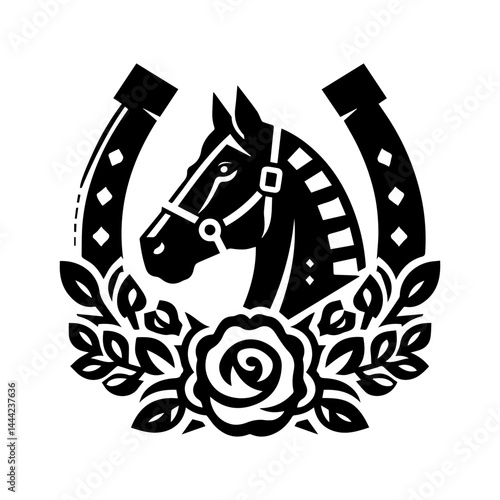 Horse Racing Derby event icon with transparent background
