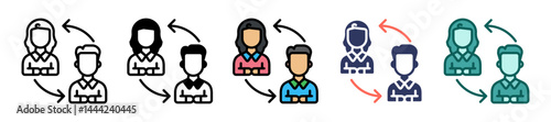Coordination Multiple icon