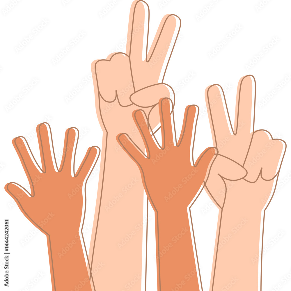 Stop Racism Illustration Stop Racism Illustration