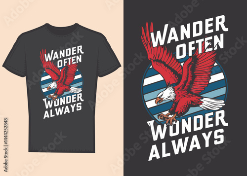 This black cotton t-shirt design features a front illustration, perfect for a casual fashion statement or sport wear