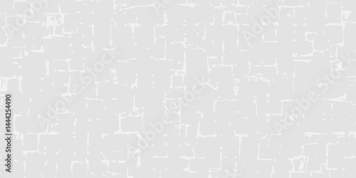 Abstract white painted old brick Wall panoramic background simple modern design