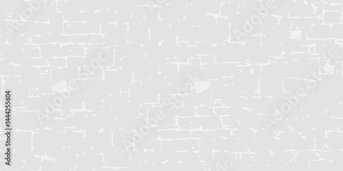 Abstract white painted old brick Wall panoramic background simple modern