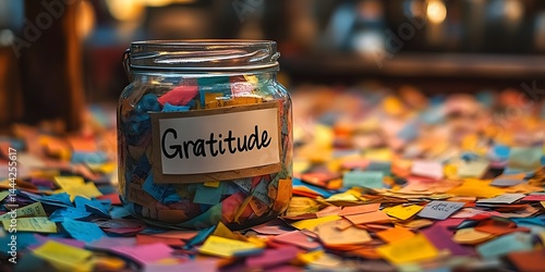 A Jar of Gratitude: Colorful Notes of Appreciation and Thanks