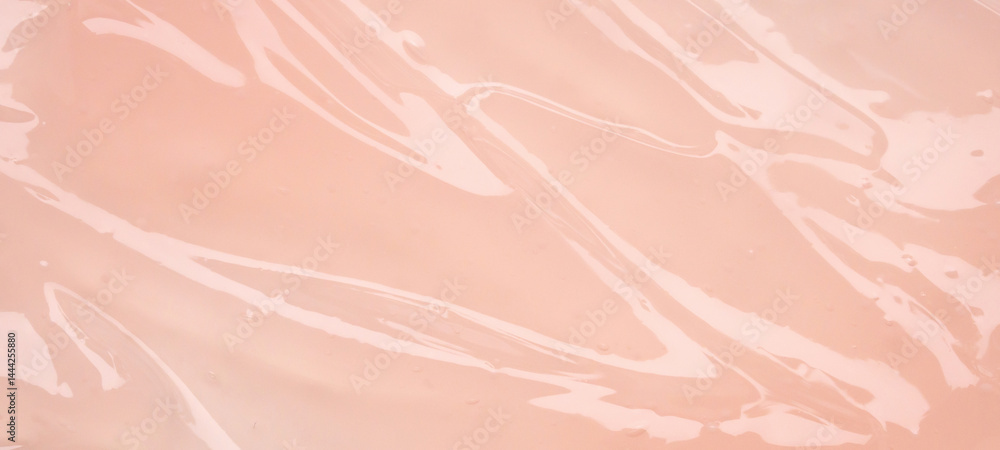 Fototapeta premium Pink lotion beauty skincare cream texture cosmetic product background