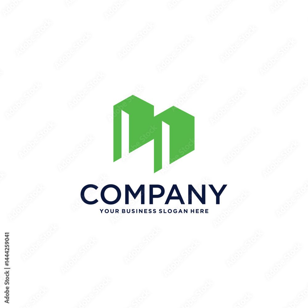 real estate logo design with building real estate logo design with building