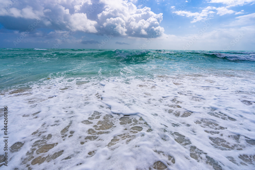 Exotic sea beach waves. Stormy sea waves. Summer sea beach wave. Rolling foamy sea beach waves. Refreshing ocean breeze. Dreamy beach scenery. Ocean waves wallpaper.