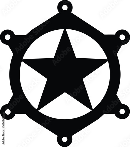 Sheriff Badge Silhouette