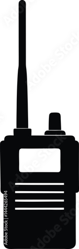 Walkie Talkie Silhouette