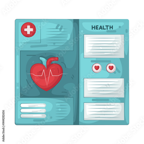 Illustration of Health brochure