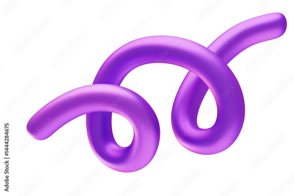 Abstract purple spiral shape 3d render illustration Abstract purple spiral shape 3d render illustration