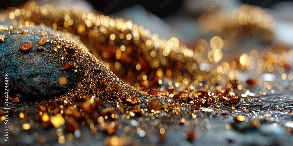 Festive Golden Christmas Particles for Holiday Cheer Festive Golden Christmas Particles for Holiday Cheer