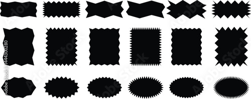 WebPrice tags, Stickers, Labels, Tags, Ribbons, Red shopping labels, Sale, Discount sticker, Special offer, Price tag, Supermarket promotional badge, Vector, Sunburst icon, Starburst red sticker, Spec