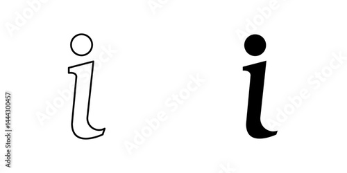 info icon symbol collection on white background.