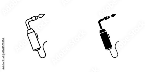 Welding icon symbol collection on white background.