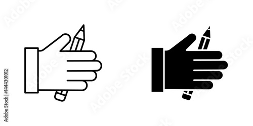 Self expression icon symbol collection on white background.