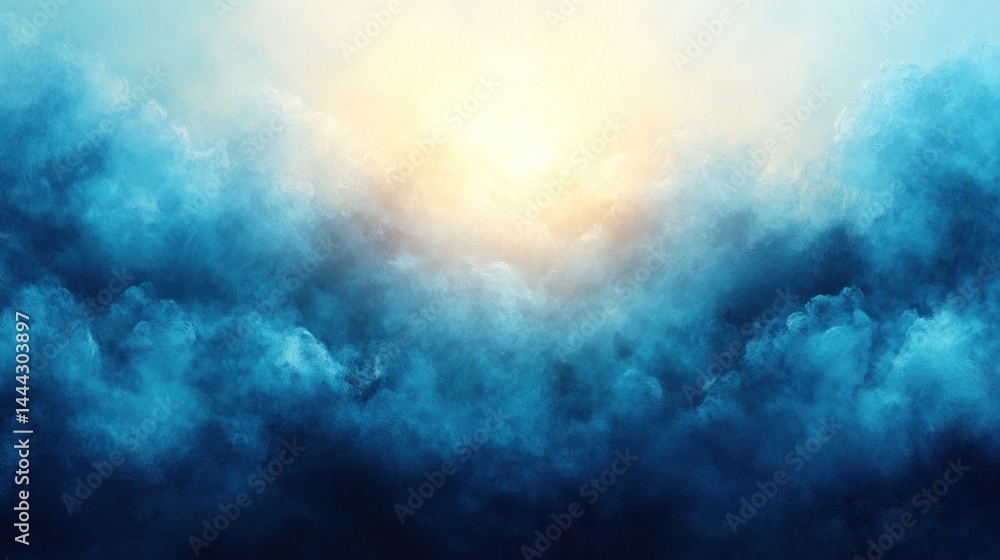 Celestial Cloudscape: A Breathtaking View of Heaven's Azure Canvas