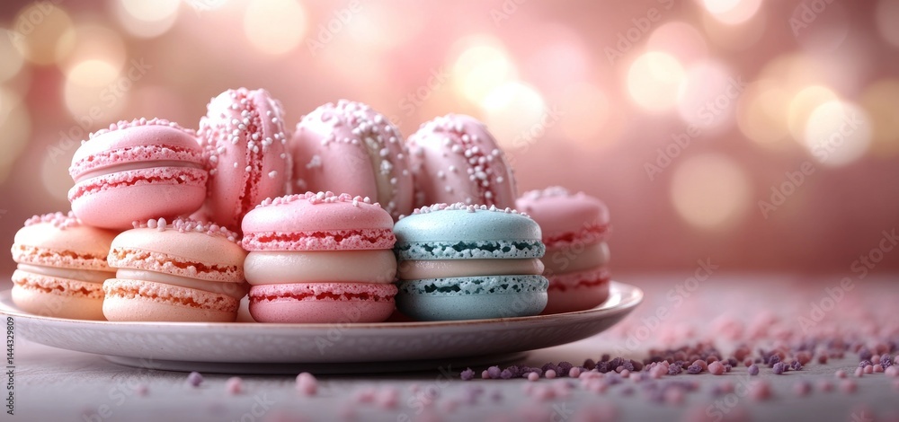 Delightful Delicacies: A Collection of Pastel Macarons Delightful Delicacies: A Collection of Pastel Macarons