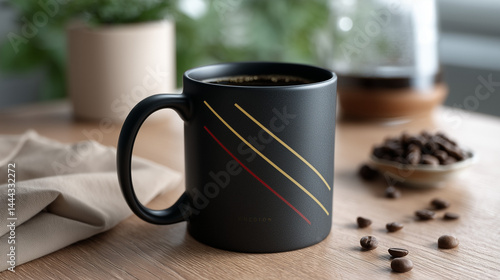 Morning Coffee Mug: A close...